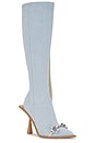 view 2 of 5 Dream Denim Boots in Light Blue