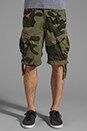 view 1 of 7 Rovic Loose Camouflage 1/2 Short in Sage