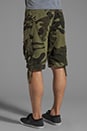 view 4 of 7 Rovic Loose Camouflage 1/2 Short in Sage