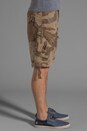 view 3 of 7 Rovic Loose Camouflage 1/2 Short in Grege
