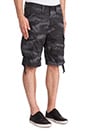 view 2 of 3 Rovic Loose Wave Bermuda Cargo Short in Raven