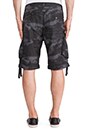 view 3 of 3 Rovic Loose Wave Bermuda Cargo Short in Raven