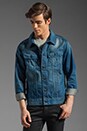 view 2 of 6 Slim Tailor Denim Jacket in Medium Aged