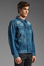 view 3 of 6 Slim Tailor Denim Jacket in Medium Aged