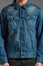 view 5 of 6 Slim Tailor Denim Jacket in Medium Aged