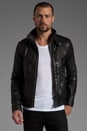 view 2 of 7 RCO Brando Leather Jacket in Black