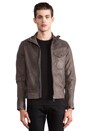 view 2 of 7 JSF Leather Jacket in Castor