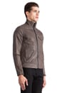 view 3 of 7 JSF Leather Jacket in Castor