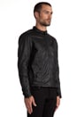 view 3 of 7 Chopper Leather Jacket in Black
