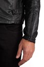 view 7 of 7 Chopper Leather Jacket in Black