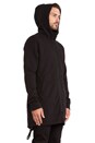 view 3 of 4 PARKA CON CAPUCHA SOBECK in Black