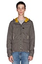 view 1 of 4 Recolite Hooded Overshirt in Raw Grey