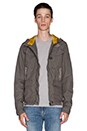 view 2 of 4 Recolite Hooded Overshirt in Raw Grey