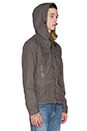 view 3 of 4 Recolite Hooded Overshirt in Raw Grey
