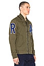 view 3 of 6 Submarine Bomber Jacket in Dark Bronze Green