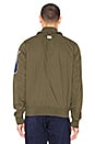view 5 of 6 Submarine Bomber Jacket in Dark Bronze Green