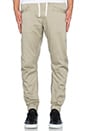 view 1 of 3 Davin Light Weight King Stretch Jog Pant in Dune