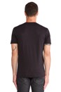 view 3 of 3 2 Pack Short Sleeve V-Neck Tee in Solid Black