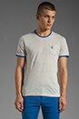 view 1 of 5 Brad Stripe Tee in True Blue
