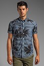 view 1 of 5 Swell Palm Short Sleeve Shirt in Rinsed