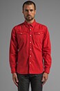 view 1 of 6 Tailor Long Sleeve Shirt in Oil Red