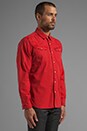 view 2 of 6 Tailor Long Sleeve Shirt in Oil Red