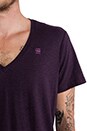 view 5 of 5 2 Pack V-Neck Tees in Aubergine Heather