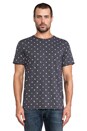 view 1 of 4 Random Coated Allover Tee in Petrol