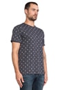 view 2 of 4 Random Coated Allover Tee in Petrol