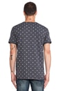 view 3 of 4 Random Coated Allover Tee in Petrol