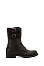 view 1 of 5 Patton IV Cavalry Cuff Boot in Black Leather & Textile