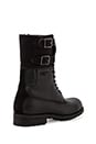 view 4 of 5 Patton IV Cavalry Cuff Boot in Black Leather & Textile