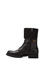 view 5 of 5 Patton IV Cavalry Cuff Boot in Black Leather & Textile
