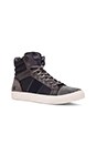 view 2 of 6 Augur Saraband Sneaker in Dark Grey Leather Navy