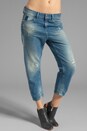 view 1 of 6 Зауженные свободные джинсы Charilie 3D in Scatter Denim Medium Aged Destroy