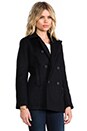 view 3 of 6 CLASSIC WOOL PEACOAT in Black