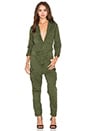 view 1 of 4 Rovic Boiler Jumpsuit in Bright Rovic Green