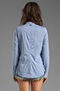 view 2 of 5 Fender Straight Chambray Shirt in Laundry Blue