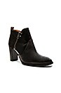 view 2 of 5 Bastille Zip Bootie in Black Leather & Suede