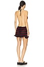 view 3 of 3 Mini Backless Dress in Red And Black