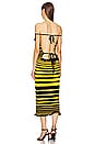 view 4 of 4 Caterpillar Midi Dress in Mustard & Black