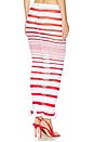 view 4 of 6 Maxi Stripe Skirt in White And Red