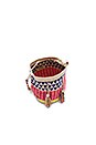 view 4 of 5 Wayuu Medium Bucket in Pink Multi