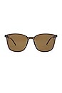view 1 of 3 GG1158SK Sunglasses in Shiny Transparent Brown
