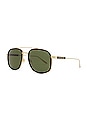 view 2 of 3 GG1310S Sunglass in Gold & Green