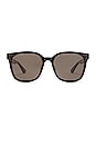 view 1 of 3 GG1346SK Sunglass in Black & Brown