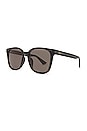 view 2 of 3 GG1346SK Sunglass in Black & Brown