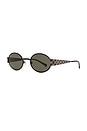 view 2 of 3 Oval Sunglasses in Black
