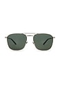 view 1 of 3 Square Frame Sunglasses in Silver