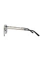 view 3 of 3 Square Frame Sunglasses in Silver